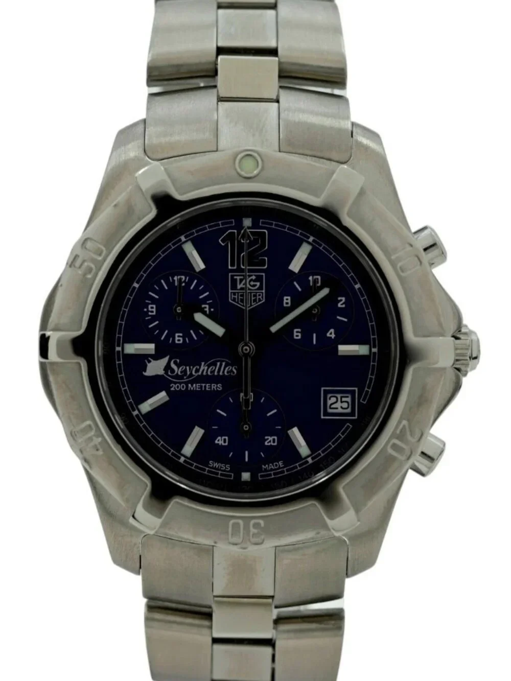 Tag Heuer 39mm Men's Seychelles Blue Limited Edition Exclusive Watch Ref CN111D!